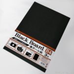 100均セリアで黒ボール紙『Black Board』が固い厚紙で良い！