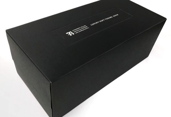 セブンイレブンの箱ティッシュ『ラグジュアリソフトティシュ』がカッコよくてやさしい！