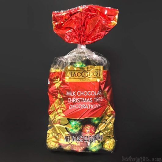 コストコの『JACQUOT クリスマスツリーデコレーション』が甘いミルクチョコ！ 買てみた