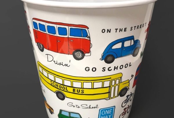 100均セリアの『ダストボックス 乗り物』がオシャレな車で可愛い！