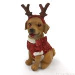 フライングタイガーの犬の置物『クリスマスドギー』がキラキラ可愛い！
