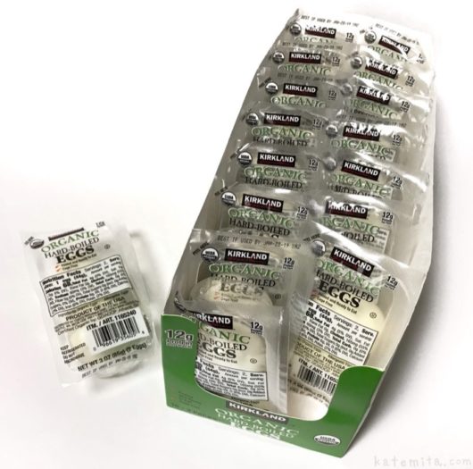 コストコの有機ゆで卵『KIRKLAND ORGANIC HARDBOILED EGGS』がたっぷりスゴイ！ 買てみた