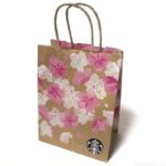 スターバックスの紙袋『桜(2019年春)』が内側も花柄で可愛い！