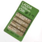IKEAの単3形 充電式電池『LADDA 1000mAh』が低容量で値段が安い！