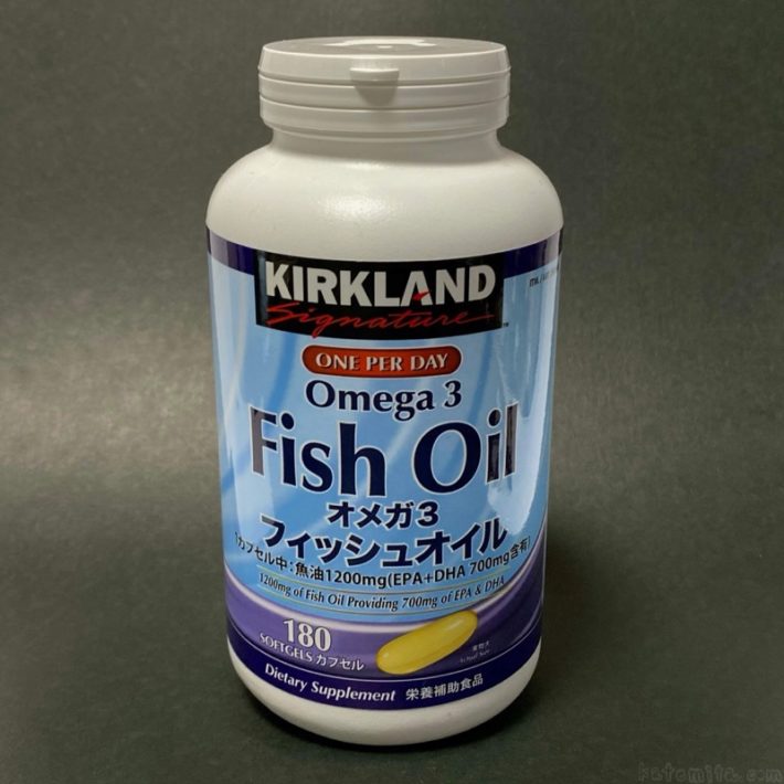コストコの『カークランド オメガ3 フィッシュオイル 180粒』が大きな粒だけど飲みやすい！ 買てみた