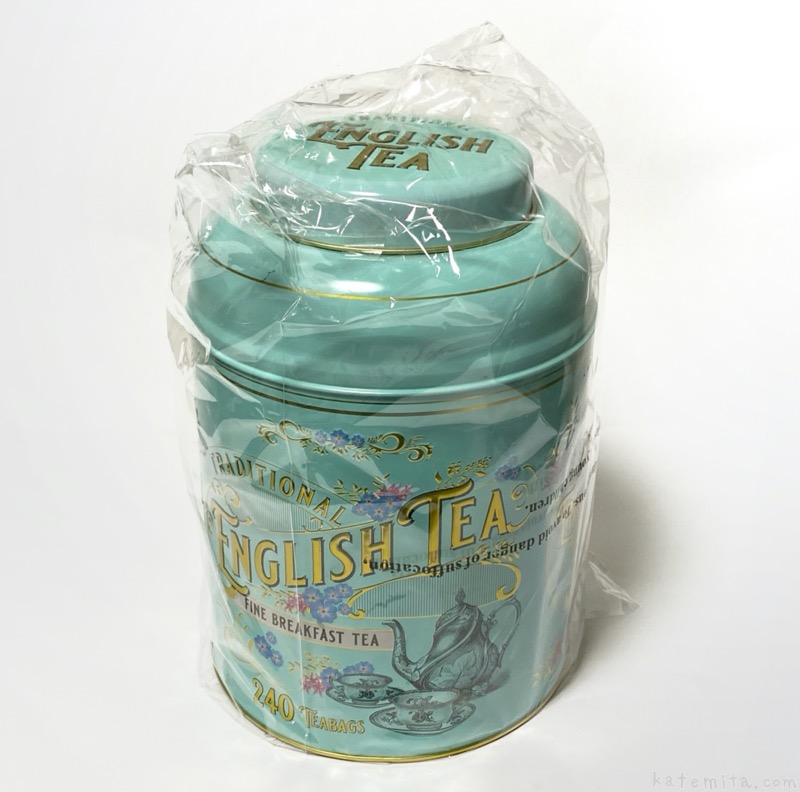 コストコ 紅茶缶 3個 イングリッシュティ ティーパック 日本産 イングリッシュティ