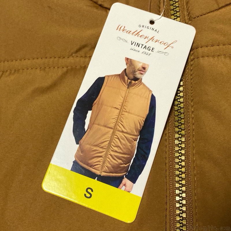 コストコの Weatherproof Vintage メンズ ベスト がシンプルな袖なしジャケット 買てみた