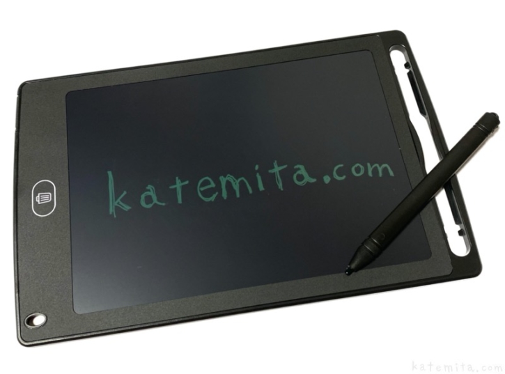 ダイソーの『電子メモパッド 8.5インチ』が500円のボタンで消せる電子メモ帳で便利！ 買てみた
