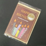 100円の『ハッピーバースデー メロディーカード』が音のなるカードでプレゼントに良い！