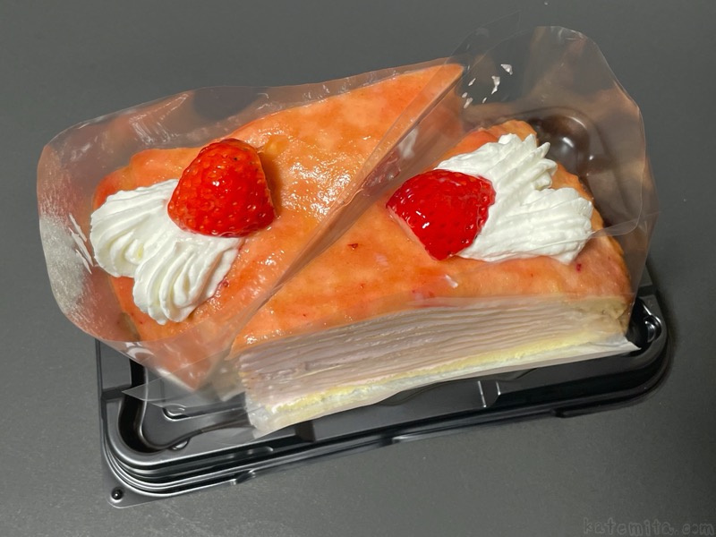 スイーツ  北海道ミルクレープ いちご 320g  70％OFF 冷凍食品 業務用  4個入 12468 苺  ケーキ あまおう 洋菓子