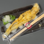 スシローの『特大活〆穴子天ぷら一本勝負』が大きな天ぷらと土台4貫のシャリで超おいしい！