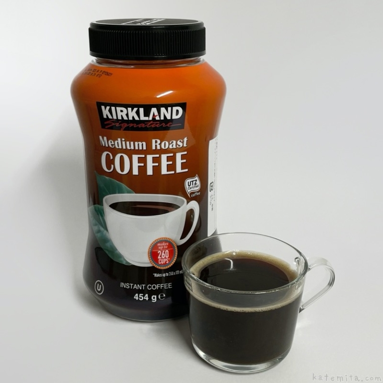 コストコの『カークランドシグネチャー インスタントコーヒー 454g』がサッと溶けて超おいしい！ 買てみた