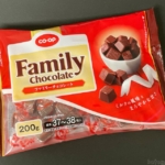 コープの『ファミリーチョコレート 200g』がミルク風味で美味しい！