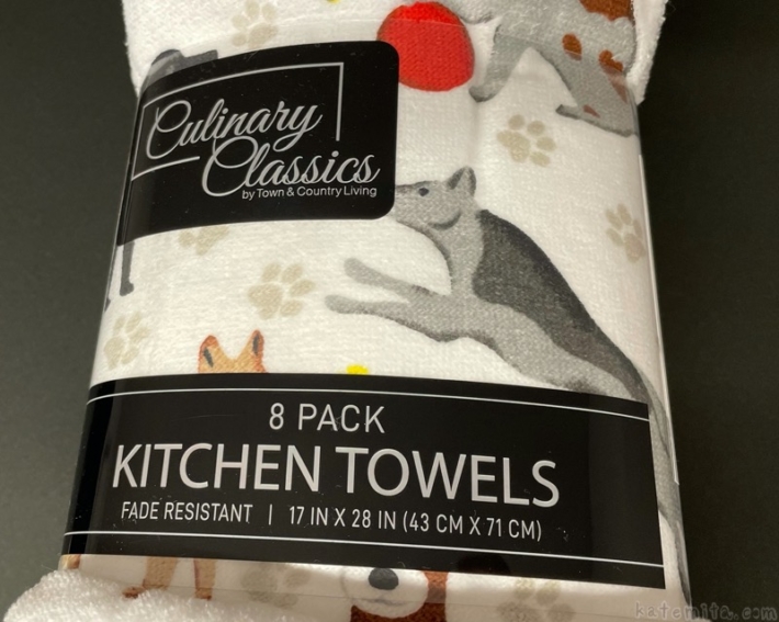 コストコの『クリナリークラシック キッチンタオル 8枚パック ドッグ パーク』が犬デザインで可愛い！ 買てみた