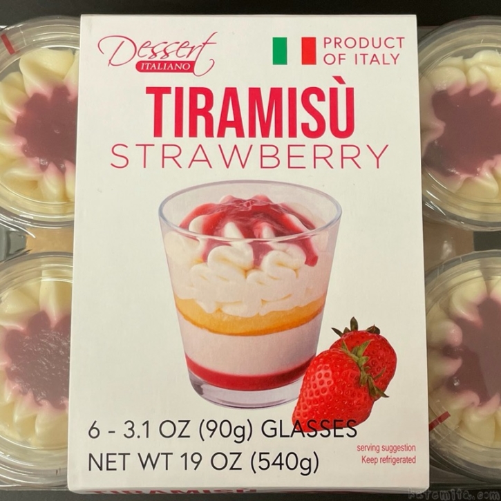 コストコの『ストロベリーティラミスカップ90g×6』がイチゴ味バージョンで美味しい！ 買てみた
