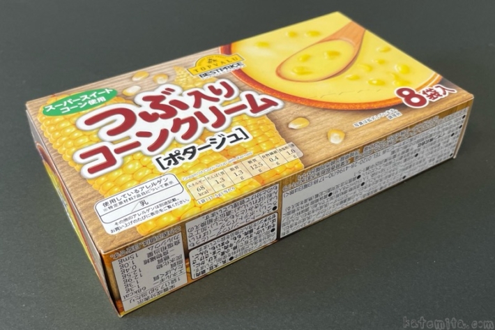 トップバリュの『つぶ入りコーンクリーム [ポタージュ]』がトウモロコシの粒がたっぷりで美味しい！ 買てみた