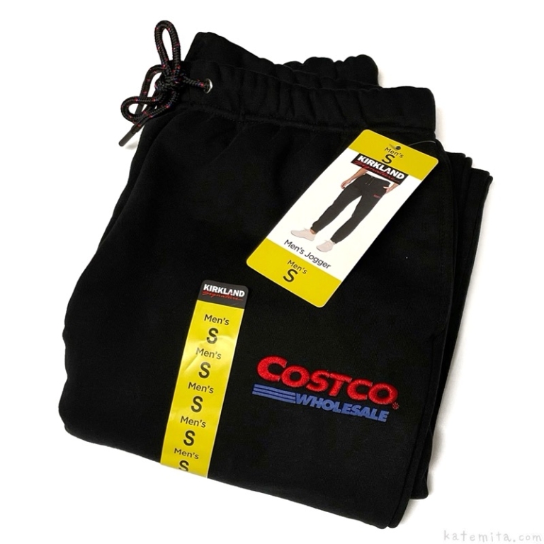コストコの『カークランドシグネチャー メンズ コストコロゴ フリース ジョガー』がロゴ入りズボン！ 買てみた