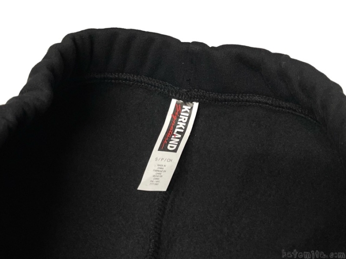 コストコの『カークランドシグネチャー メンズ コストコロゴ フリース ジョガー』がロゴ入りズボン！ 買てみた