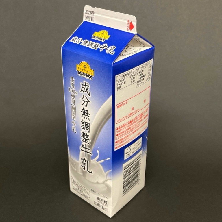 トップバリュベストプライスの『成分無調整牛乳 1L』がまろやかで美味しい！ | 買てみた