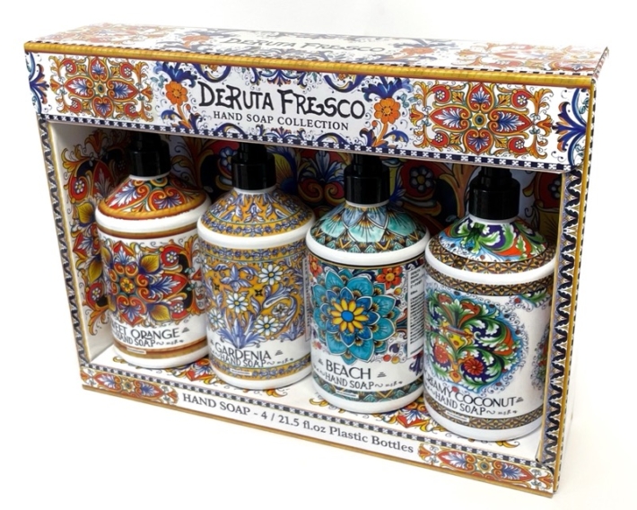 コストコの『DERUTA FRESCO ハンドソープ4種』がオシャレな容器で香りが良い！ 買てみた