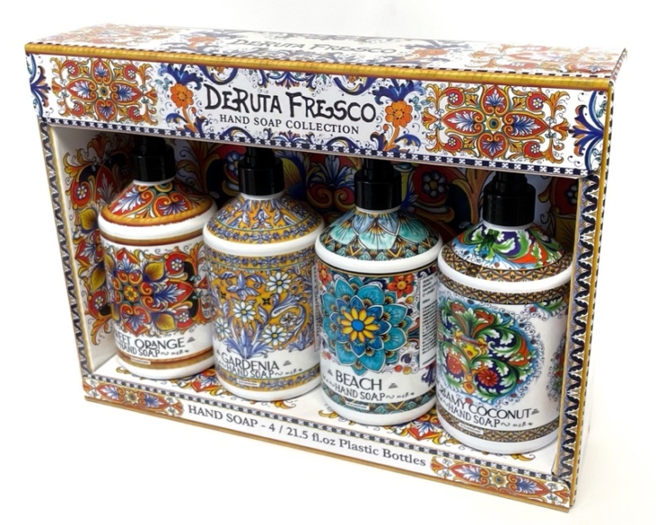 コストコの『DERUTA FRESCO ハンドソープ4種』がオシャレな容器で香りが良い！ 買てみた