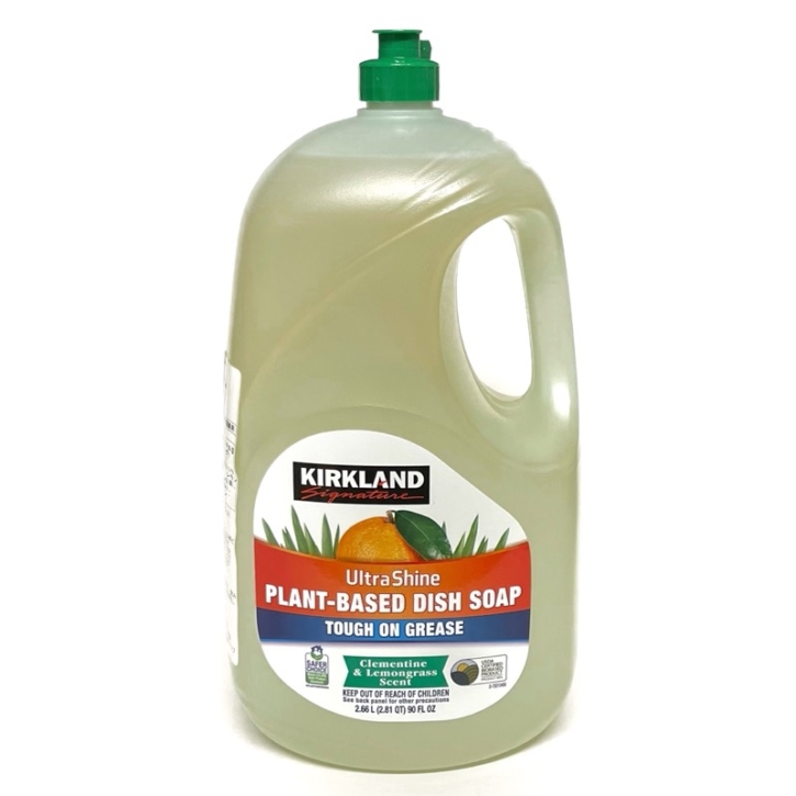 コストコの『カークランドシグネチャー プラントベース 食器用洗剤 2.66L』がたっぷり入って皿洗いに！ 買てみた