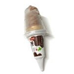 平和堂の『北海道牛乳とクリームの濃厚ソフト チョコ&バニラ』がワッフルコーンにアイスで美味しい！