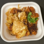 かつやの『豚ロース天とチキンカツ丼』が味噌のタレたっぷりで美味しい！